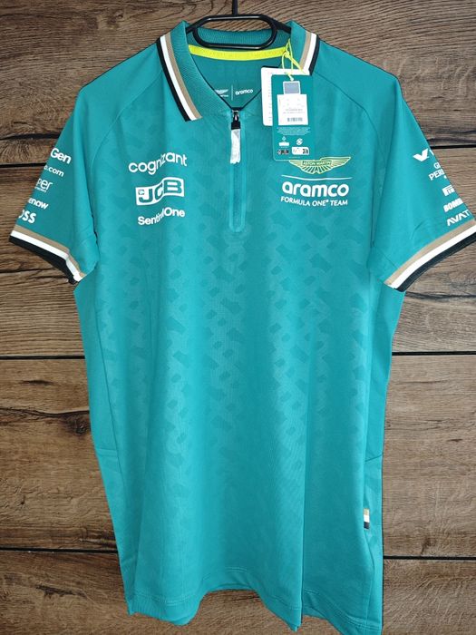Koszulka Polo Aston Martin F1 Team M Fernando Alonso 14