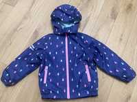 Утеплена куртка вітровка на дівчинку на весну 3-4 роки, 98-104 розмір