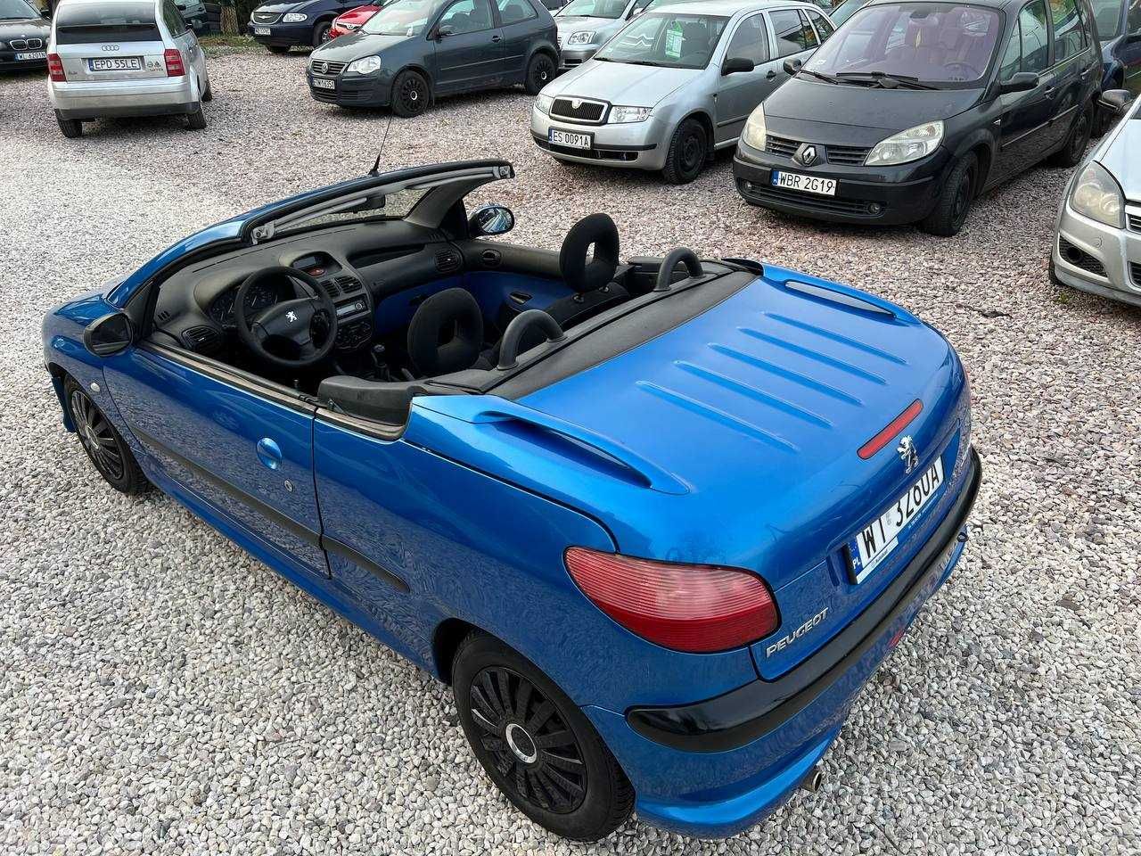 PEUGEOT 206 CC Cabrio 1.6 LPG *SUPER stan*ekonomiczny*DŁUGIE OPŁATY