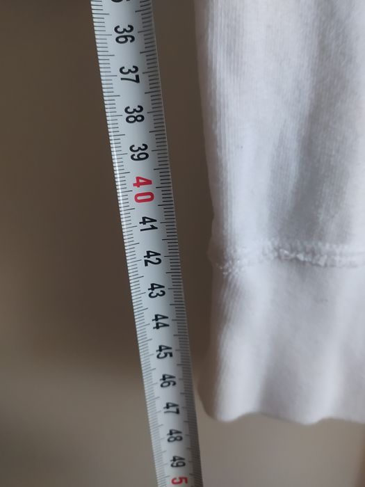 Bluza Hollister biała dresowa r,S,bawelna