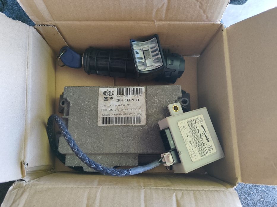 zestaw startowy części Seicento 900 komputer immobilizer 0.9 sterownik