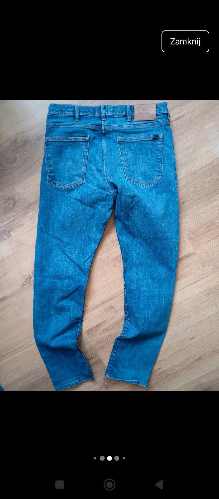 Paul Smith nowe oryginalne slim stretch jeans męskie