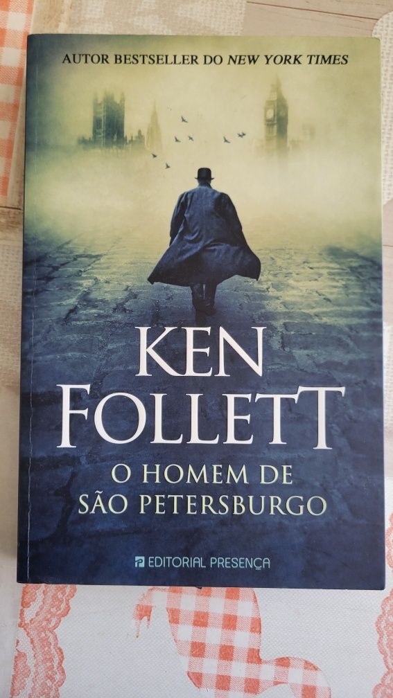 Livro Ken Follett "O Homem de São Petersburgo"