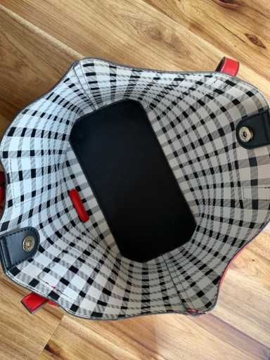 TOREBKA DAMSKA PUCCINI BT18518 SHOPPER czerwona duza pakowna