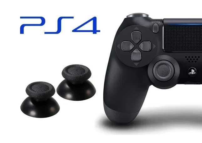 PS4 - Analógicos Pretos para comando - V1 / V2 - [2 Unidades] - NOVOS