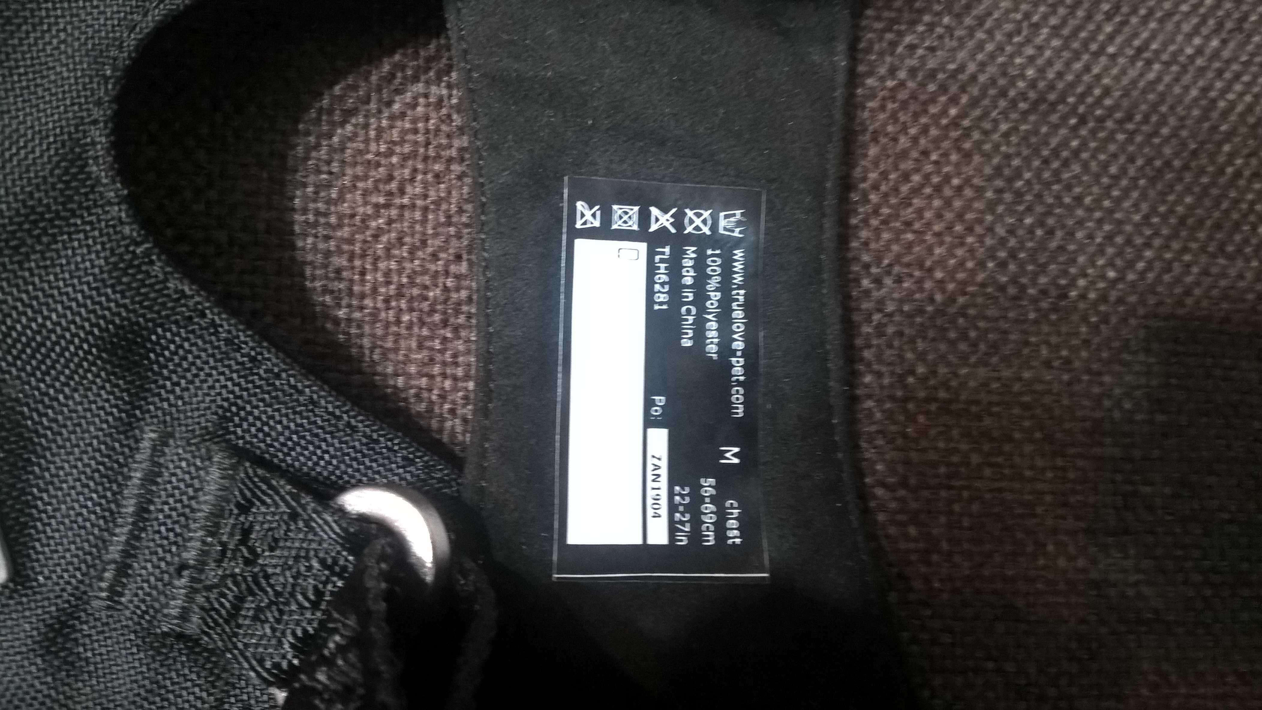 szelki dla psa lekkie Truelove Adventure Soft czarne r. M (jak nowe)