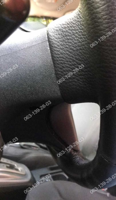Mitsubishi Lancer Colt Оплетка чехол на руль Лансер Кольт Кожа Каучук