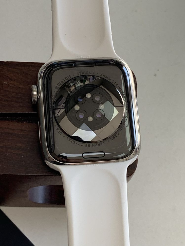 Оригінальні apple watch series 7 45 mm stainless steel стальні