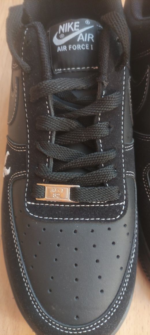 Nike air fofce 1' 07 czarne  męskie