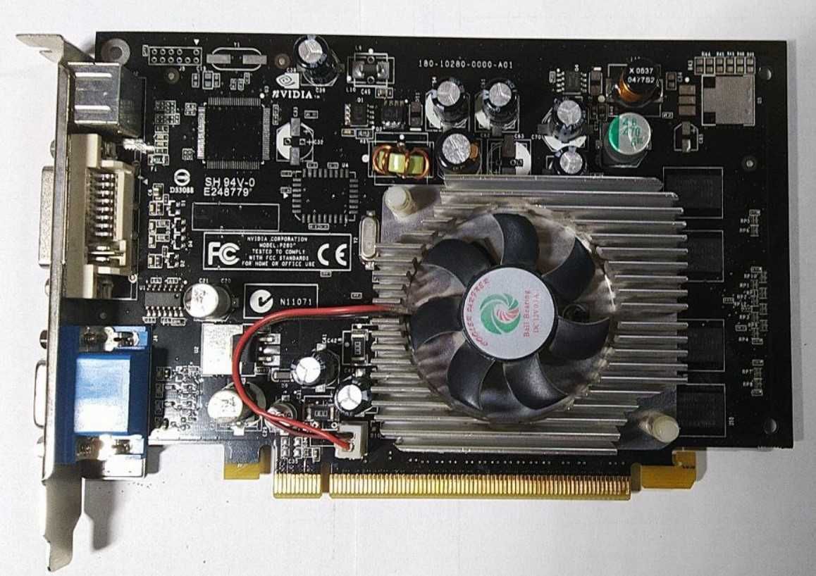 Видеокарта для офисного компьютера рабочая PCI-E