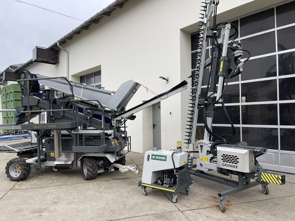 kombajn do jablek  platforma sadownicza GRUNNER Apple harvester