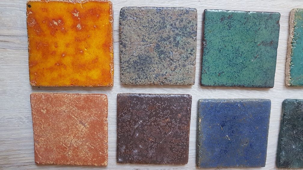 Mozaika  42szt kafli ręcznie robionych 9x9cm