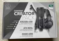 Audio-Technica Creator Pack (audio, streaming, gaming, podcast)