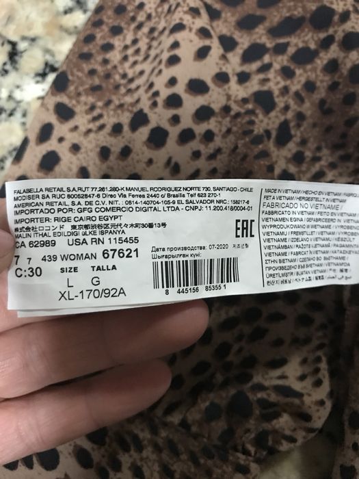 Vestido , marca Mango