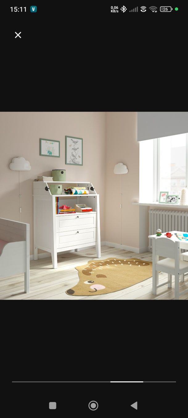 Komoda z przewijakiem Ikea sundvik przewijak