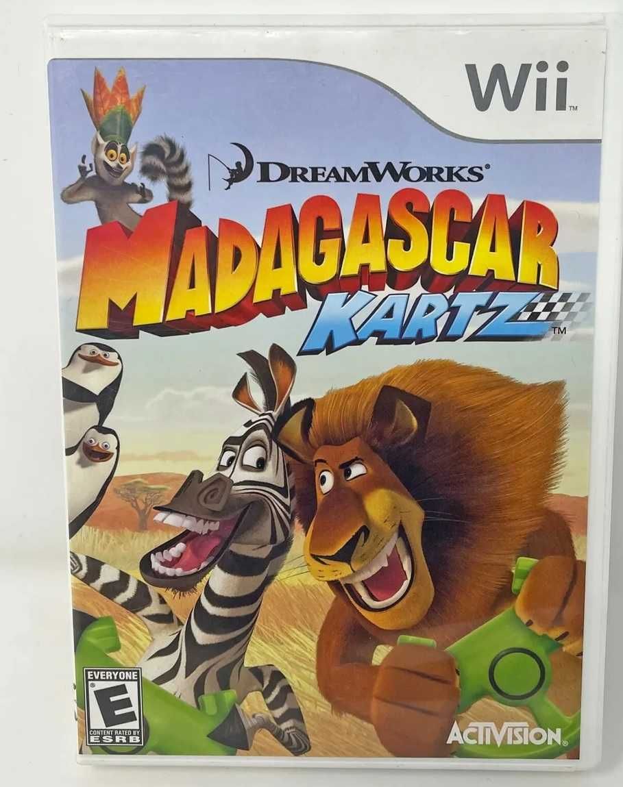 Madagascar Kartz Racing Nintendo Wii com Manual.-portes grátis
