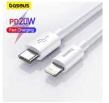 Кабель для Айфону Baseus Type-C to Lightning PD 20W iPhone 1.5м