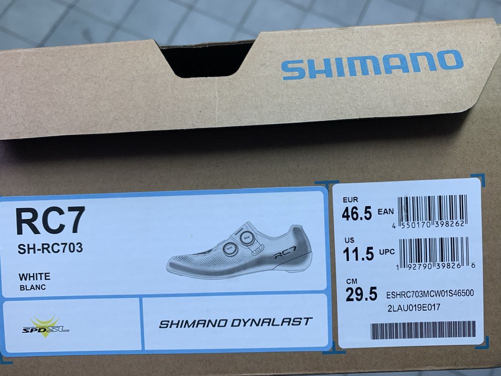 Sapatos Ciclismo Shimano RC7 Novos