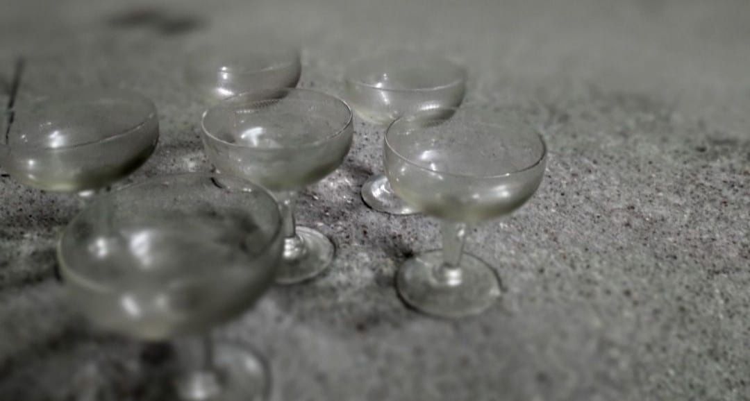 Conjunto taças de champanhe 5 unidades