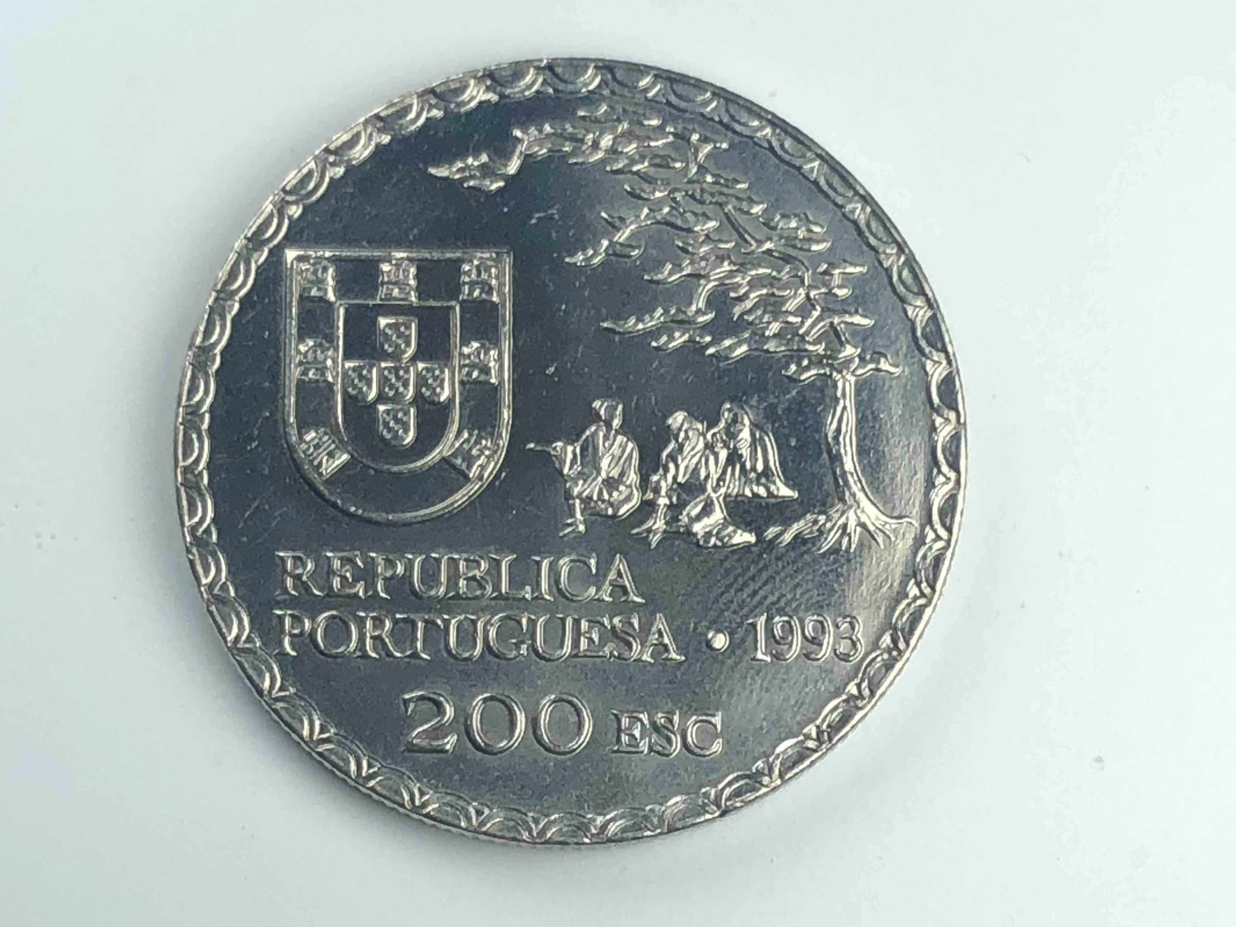 200 Escudos 1993 Cuproniquel 4ª Série A Arte Namban