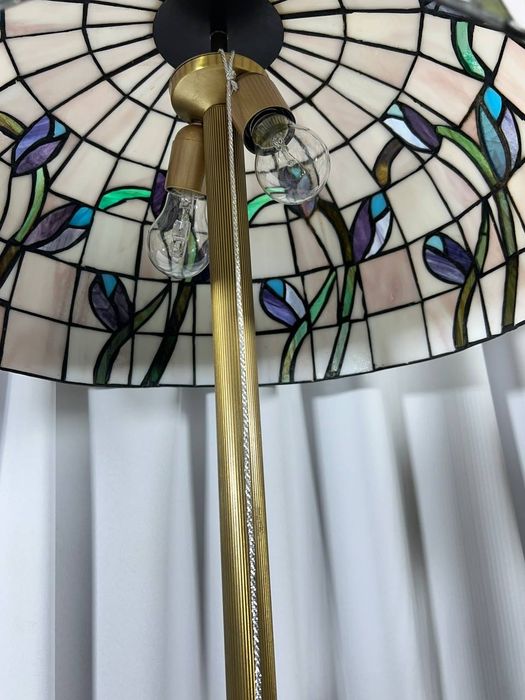 Tiffany Торшер Лампа Світильник Бронза Латунь Вінтаж Антикваріат
