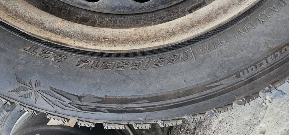 Диски 4 100 OPEL резина 23 року зима nexen winguard spike 3 185 65 15