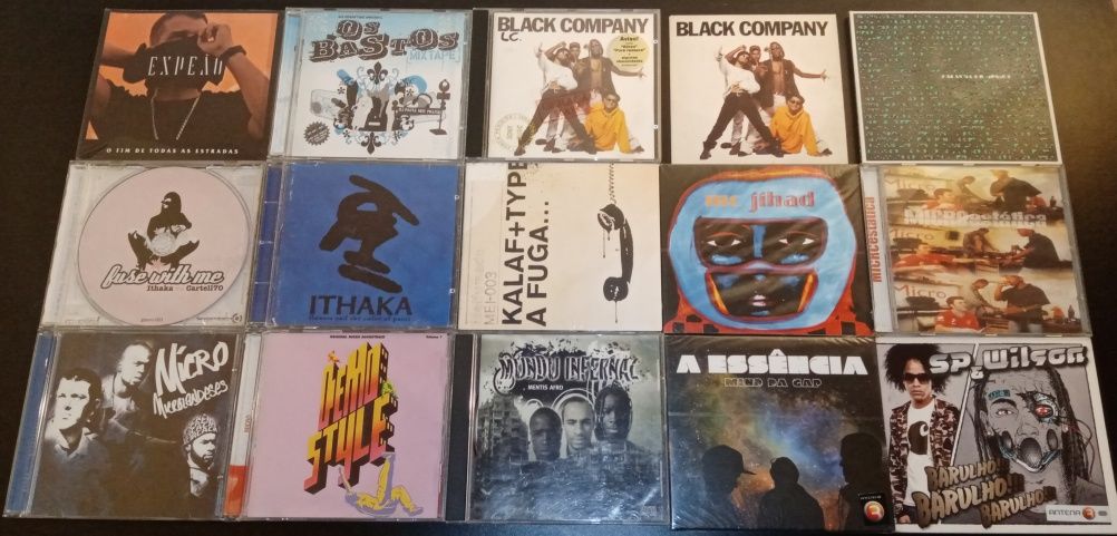 CDs hip hop tuga e internacional, r'n'b, etc (LER DESCRIÇÃO)