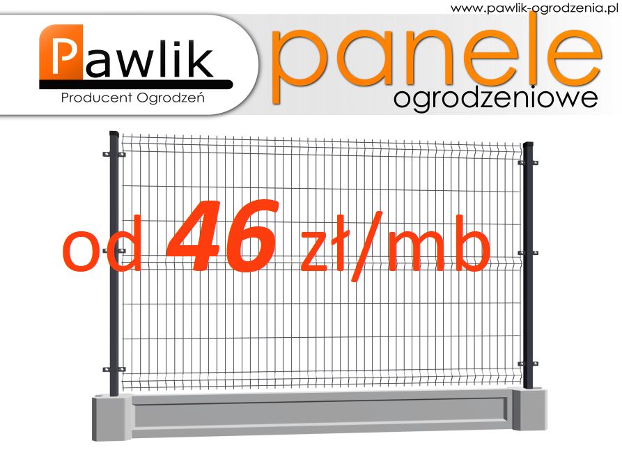 Ogrodzenie Panelowe DRW 123 cm z podmurówka mb