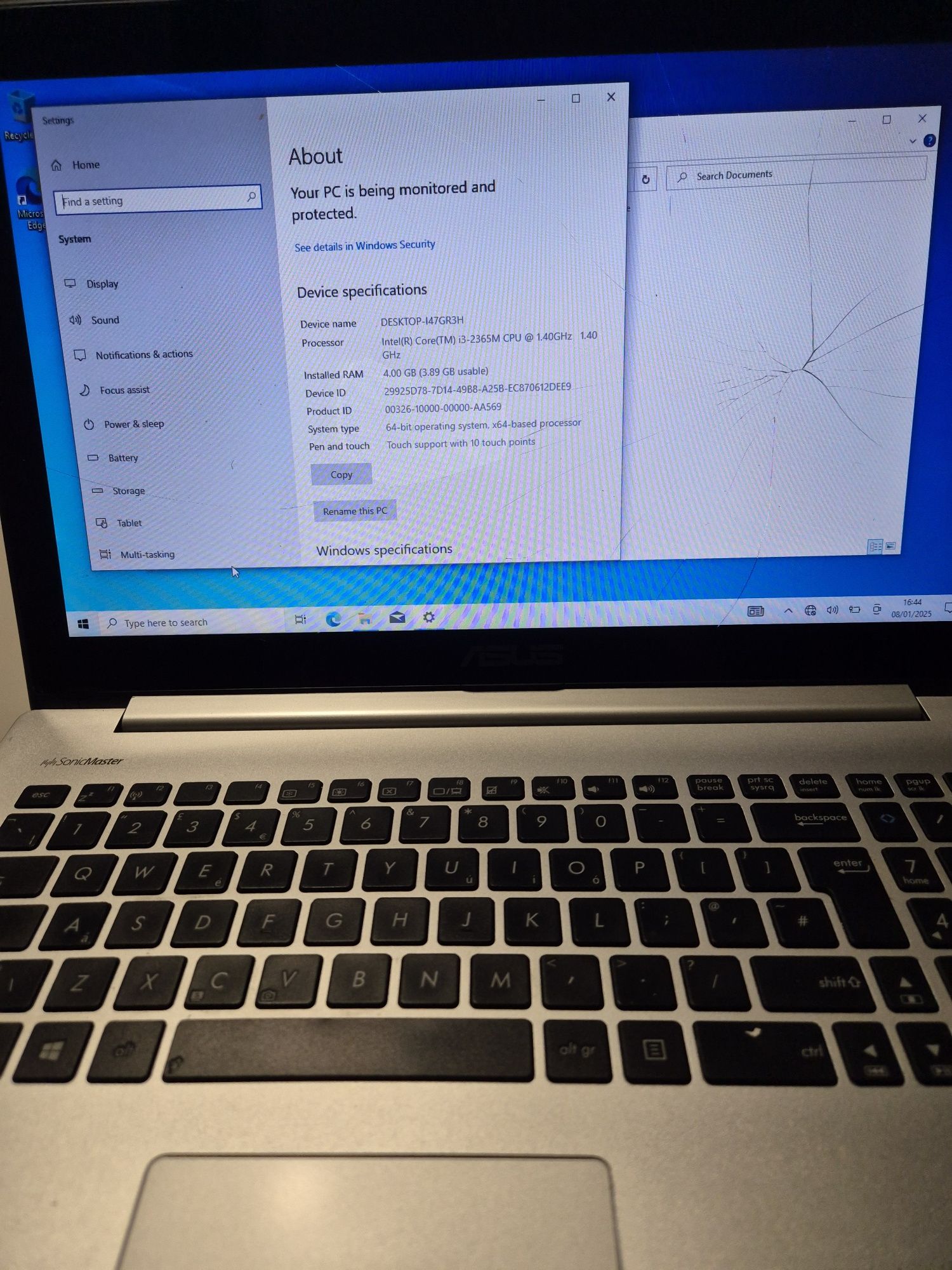 Asus s500c do naprawy lub na czesci