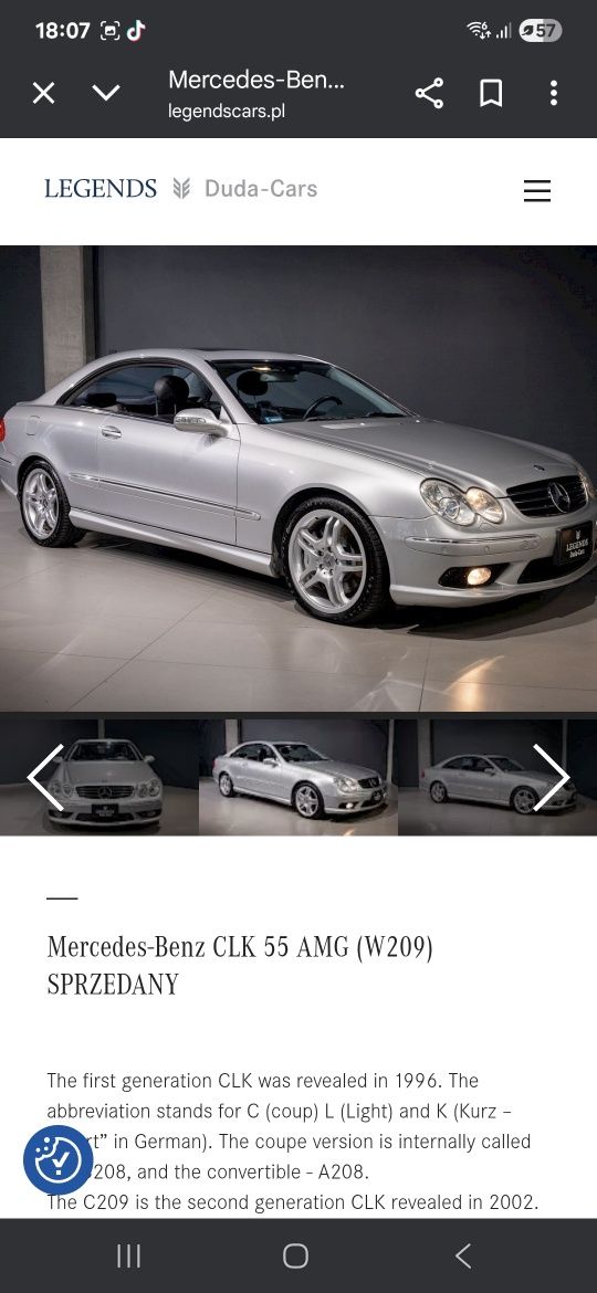 Portas clk w209  coupe cinza