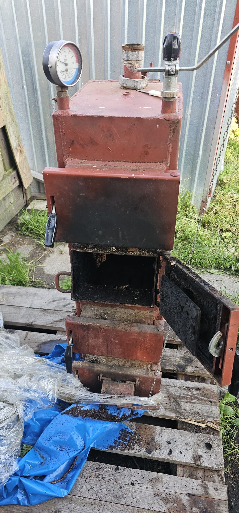 Drzwiczki, zegar z Pieca 0.8Kw