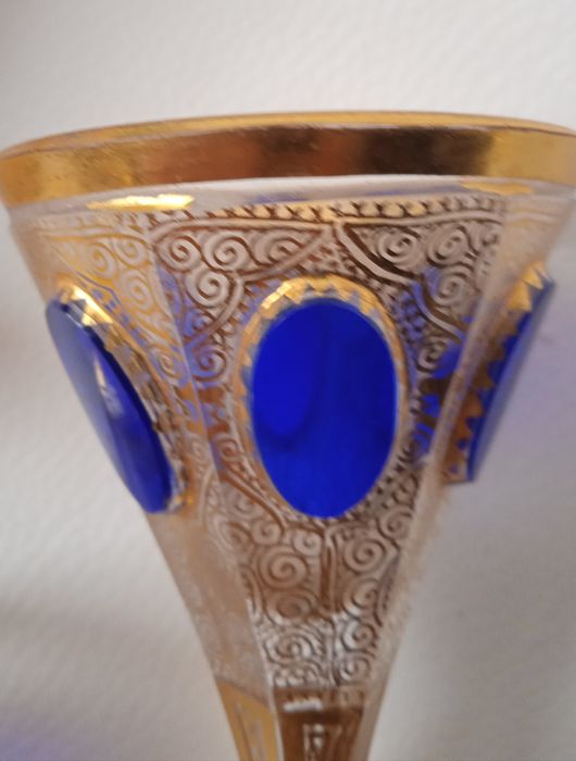 Рюмки хрустальные винтажные Богемия.