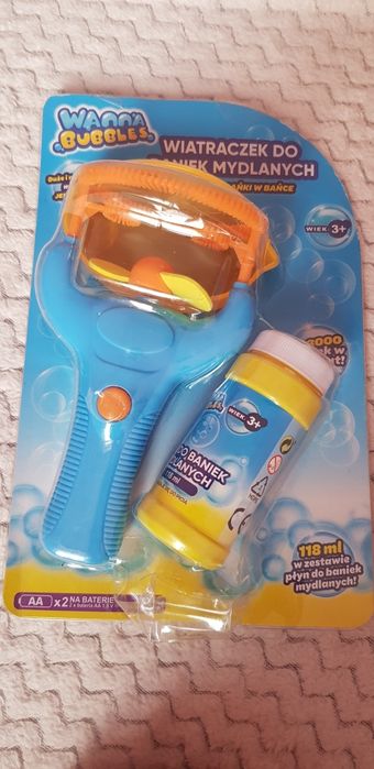 Wiatraczek do baniek mydlanych