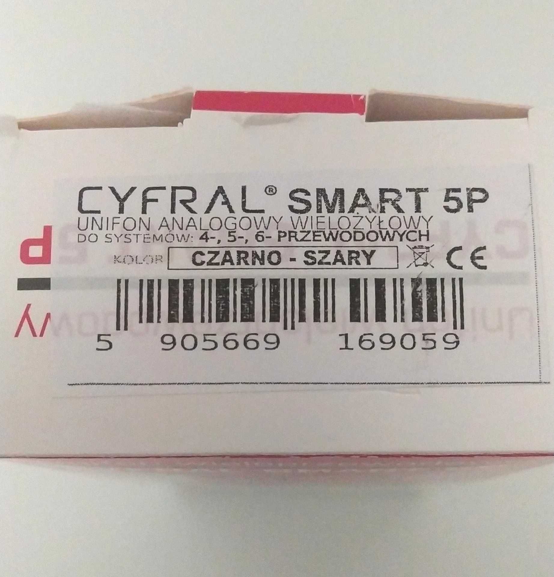 Unifon CYFRAL SMART 5P czarno-szary