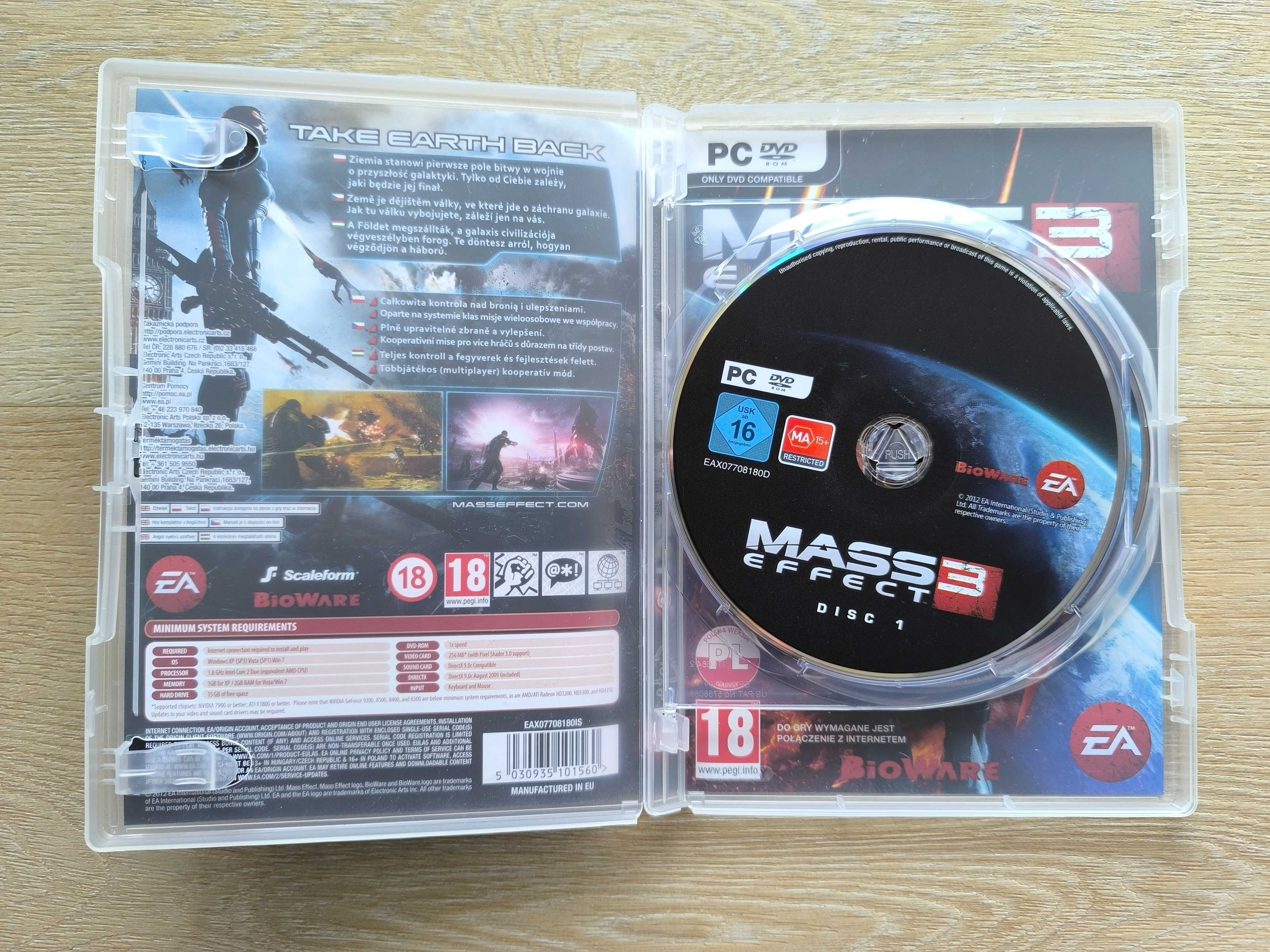 Mass Effect 3 [PC] (POLSKA WERSJA) Polskie Wydanie Premierowe - BOX