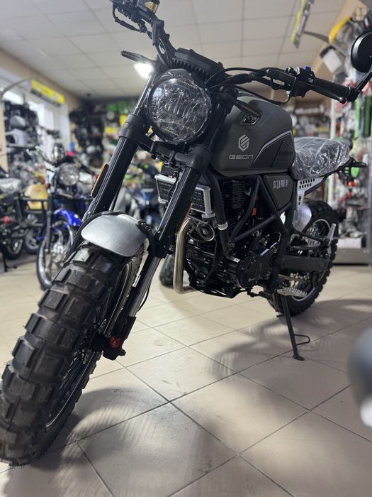 Мотоцикл GEON Scrambler, 250cc. Доставка.