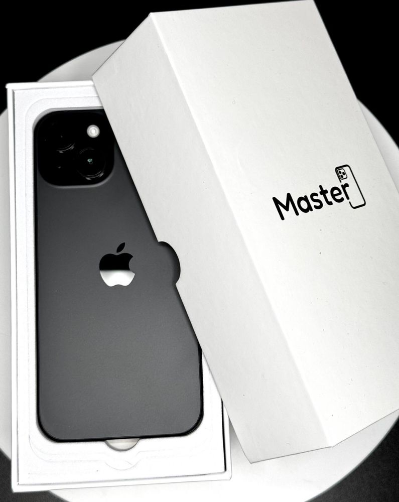 Apple iphone 15 128gb black jak nowy 100% 0 cykli 6msc gwar