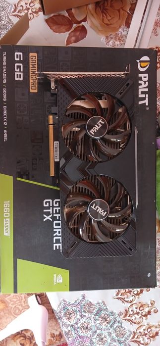 Відеокарта Geforse Palit GTX 1660 SUPER GamingPro 6GB