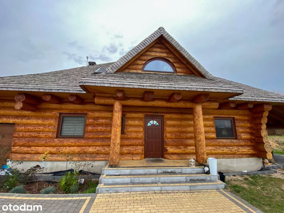 Dom z bala drewnianego