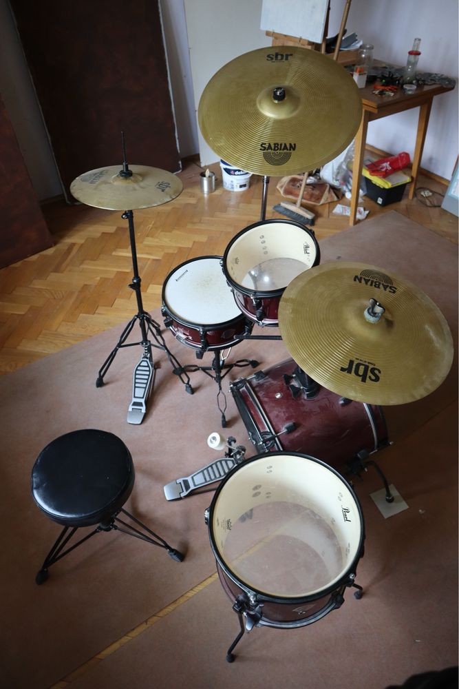 Zestaw perkusyjny Ludwig Questlove Pocket Kit + talerze Sabian SBR