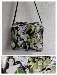 Torba A4 glamour Audrey Hepburn Marilyn Monroe Cosmopolitan na ramie d