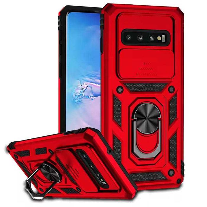 Протиударний чохол для Samsung Galaxy S10  + кільце магніт