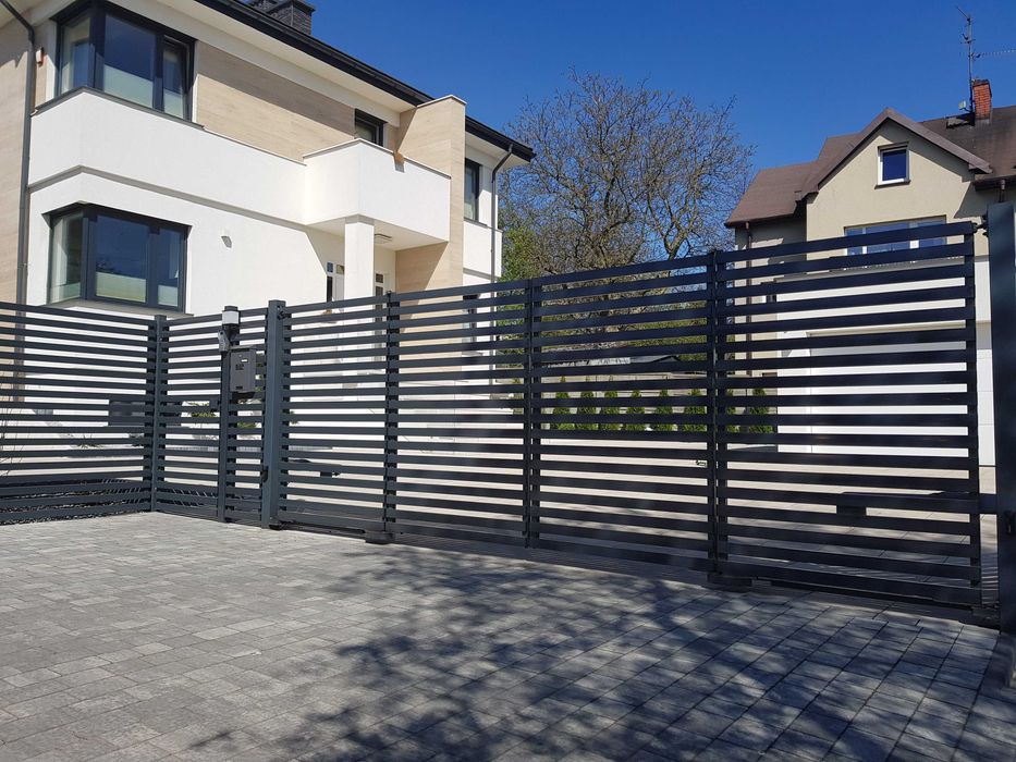 Ogrodzenie palisadowe lamele poziome palisada pozioma PRODUCENT!