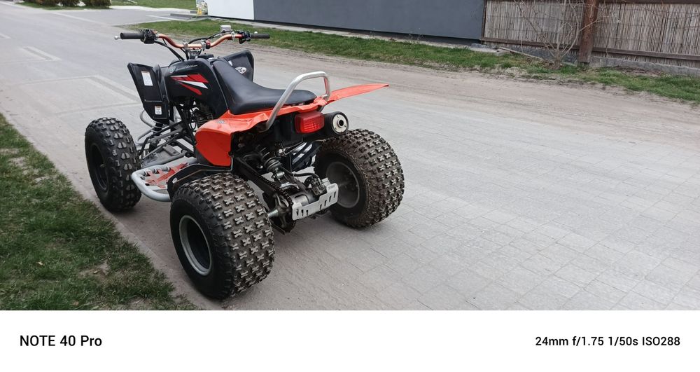 Quad Yamaha Raptor 250 sepcial edition