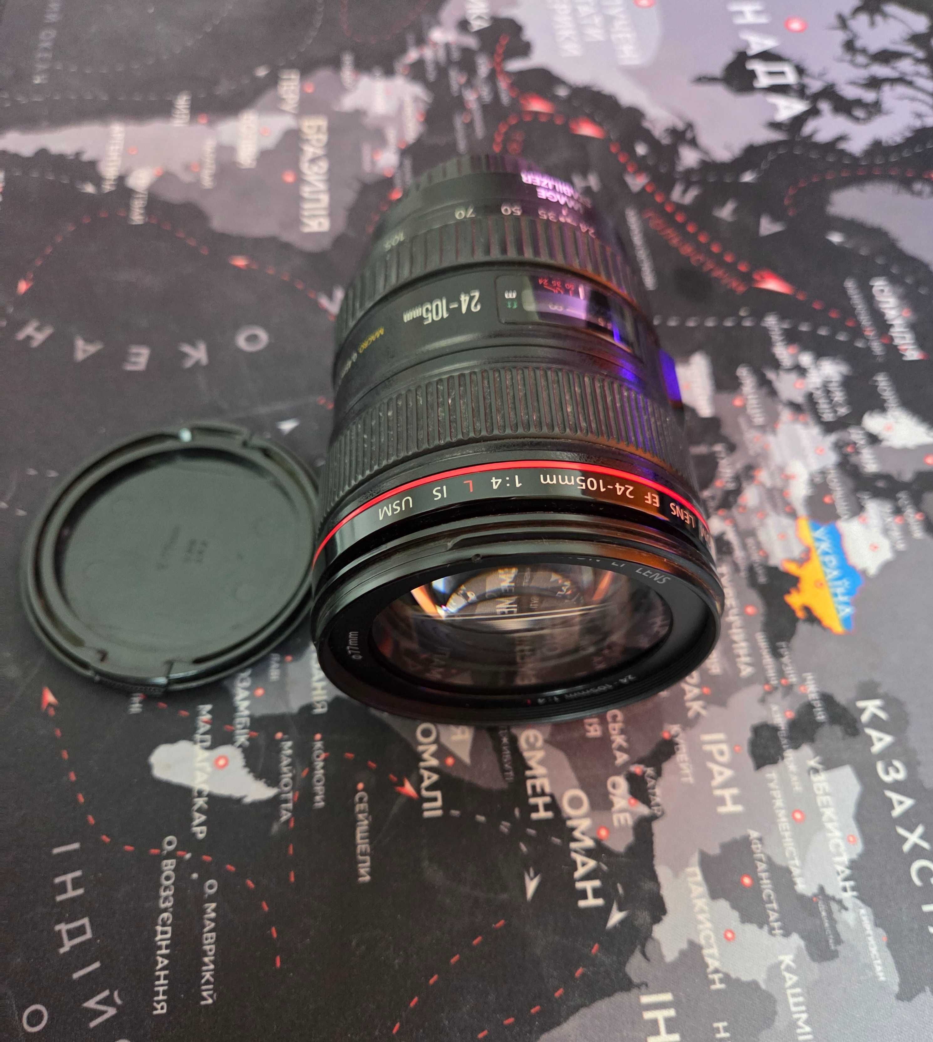 Обʼєктиви canon ef 16- 35 f2.8 iii 70-200 f4 і f2.8  ts-e 24 17-40 f4