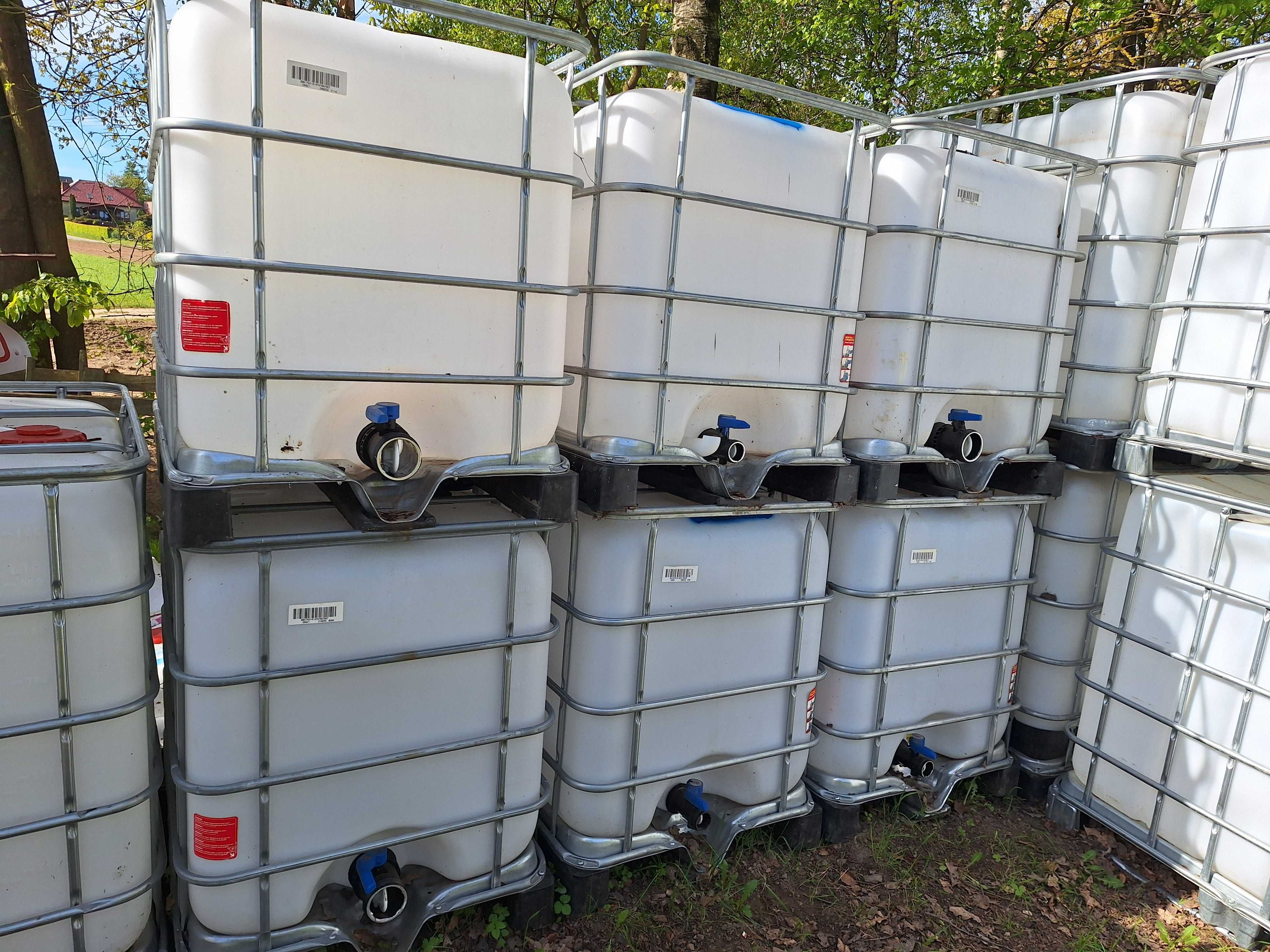 Zbiornik 600 litrów, paleto-pojemnik 600 litrów MAUZER (po spożywce)