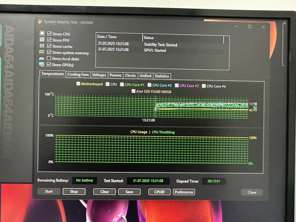 КОМПЛЕКТ ПК+монік (Intel U7 265KF,4070ti super, 64gb ddr5, 3.5tb ssd)