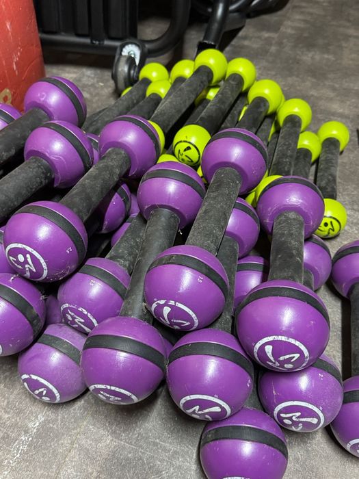 Halteres / maracas - Kit zumba tonic