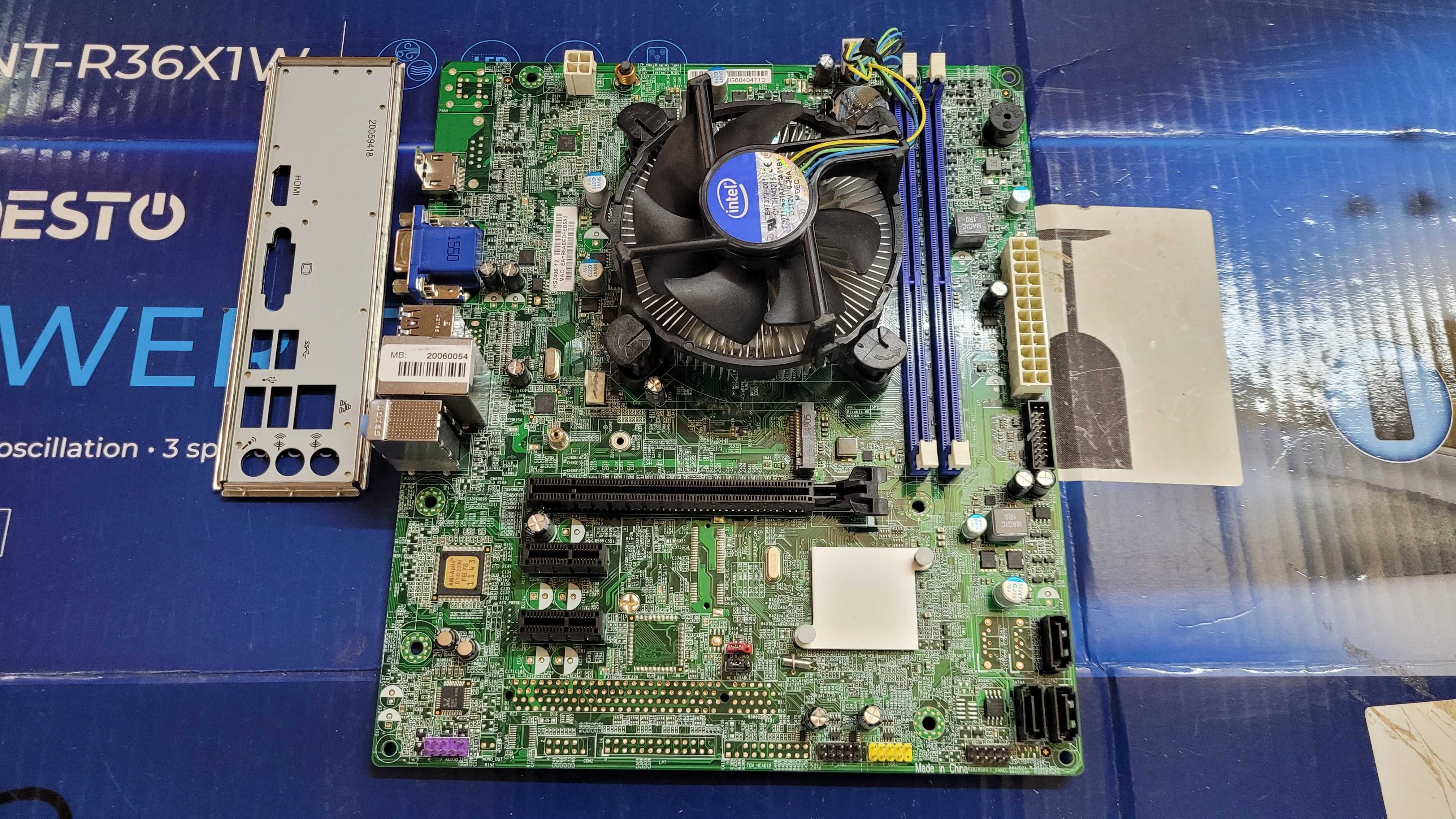 Комплект 4 ядра  S1151 ECS H110H4-EM + i5-6400  BOX M2 slot DDR4