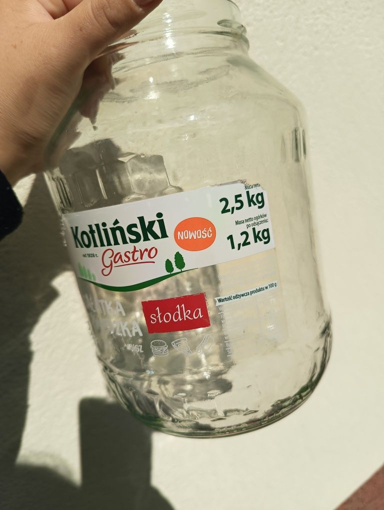 Słoiki do przetworów 3 L